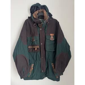 90s Locals Spyder Vintage Ski Jacket Tactical Winter Coat Multipurpose Parka